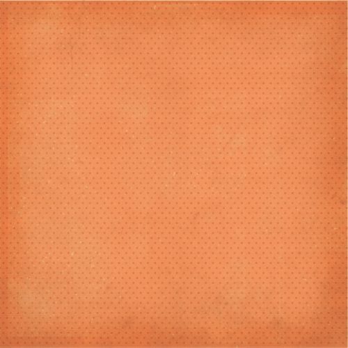 Simple Stories - Fabulous - Orange Mini Dot/Doily