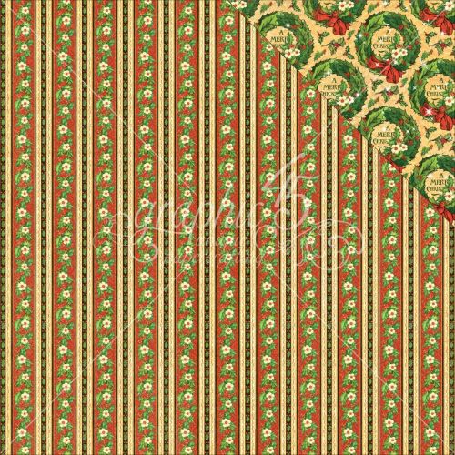 Graphic 45 - St Nicholas Double-Sided Cardstock 12"X12" - North Pole