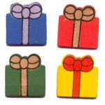 Boyle - Painted Wood Shapes - Presents