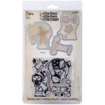 Sizzix Framelits Dies W/Clear Stamps By Tim Holtz - Big Top