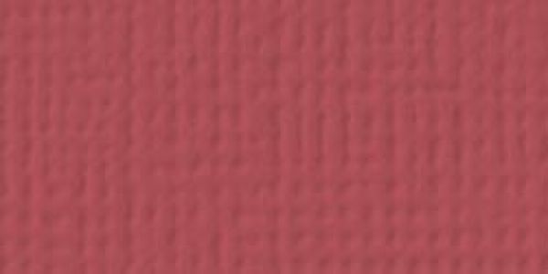 American Crafts - Cardstock - Linen Weave - Cranberry