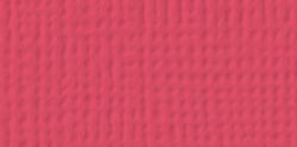 American Crafts - Cardstock - Linen Weave - Cherry