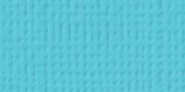 American Crafts - Cardstock - Linen Weave - Pool