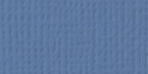 American Crafts - Cardstock - Linen Weave - Blue Jay