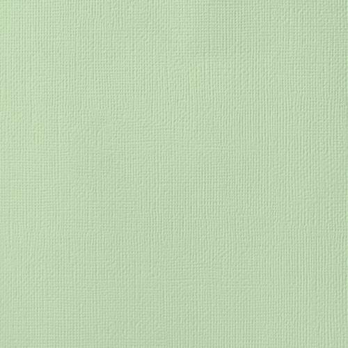 American Crafts - Cardstock - Linen Weave - 12 X 12 - Peapod