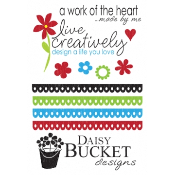 Daisy Bucket Designs - Rub Ons - Bucket