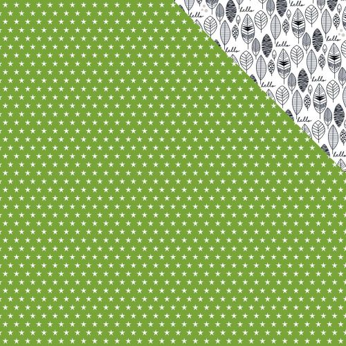 Bella Blvd - Oh My Stars Double-Sided Cardstock 12"X12" - Guacamole