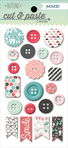 My Mind's Eye - Cut & Paste - Snapshots - Decorative Buttons