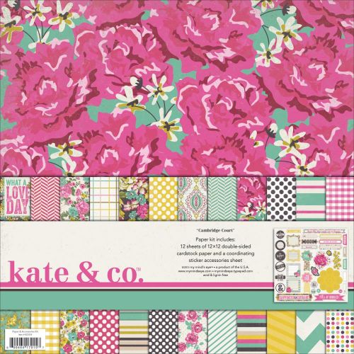 My Mind's Eye - Kate & Co. - Cambridge Court Paper & Accessories Kit