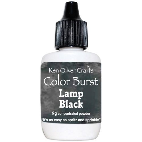 Ken Oliver Crafts - Color Burst Powder 6gm - Lamp Black