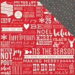 Simple Stories - Claus & Co Double-Sided Cardstock 12"X12" - Good Cheer