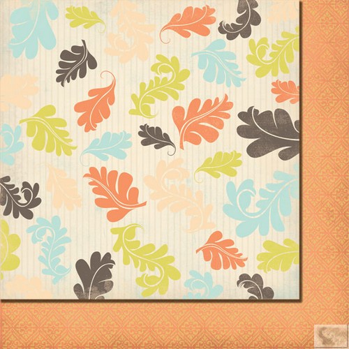 Fancy Pants - Summer's End Falling Leaves Paper