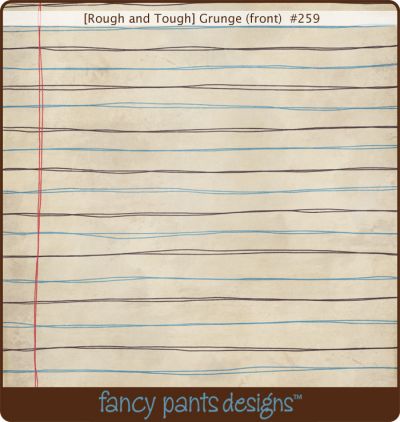 Fancy Pants - Rough & Tough Grunge Paper