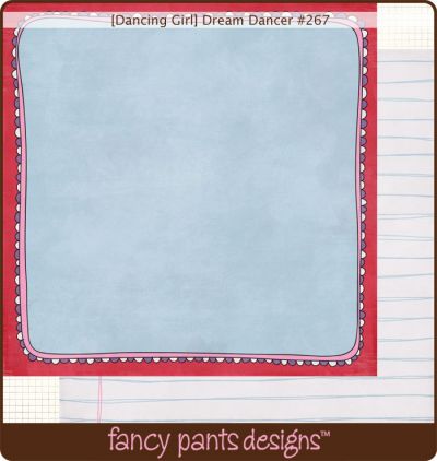 Fancy Pants - Dancing Girl Dream Dancer Paper