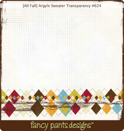 Fancy Pants - Fancy - Argyle Sweater Transparency