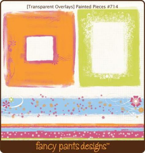 Fancy Pants - Fancy - Painted Pieces Transparency