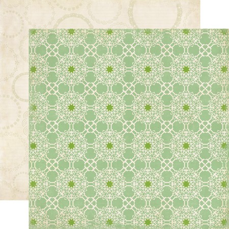 Echo Park Paper Co - For the Record 2 - Tailored - Green Lace