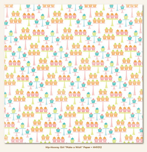 My Mind's Eye - Hip Hooray - Girl Items - Make a Wish Paper