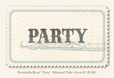 My Minds Eye - Lost & Found - Portobello Road "Party" Glittered Title