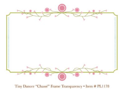 My Minds Eye - Penny Lane - Tiny Dancer - Chasse Frame (transparency)